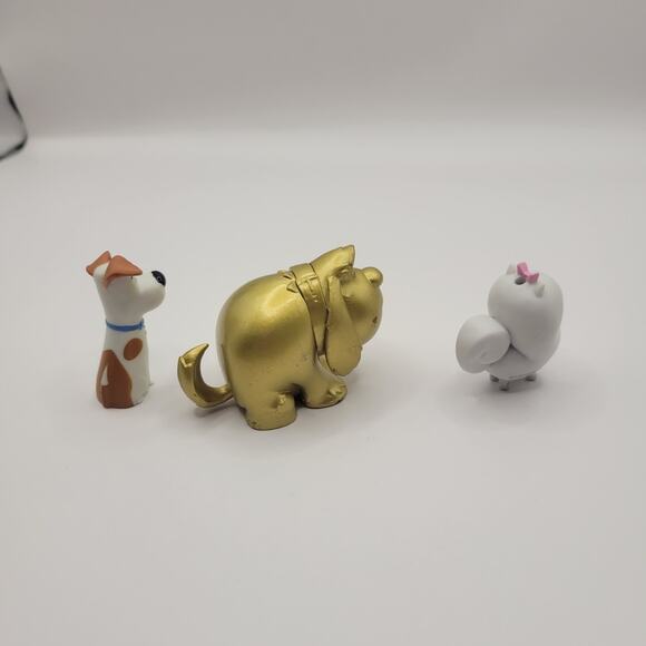 Secret Life of Pets Series 1 Mini Figures set of 3 -Gidget, Golden Duke, Max - Picture 6 of 7